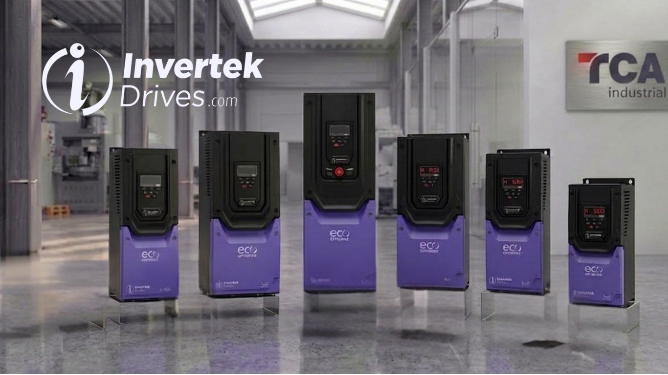 Linha Invertek Drives de inversores de frequencia distribuida pela TCA Industrial